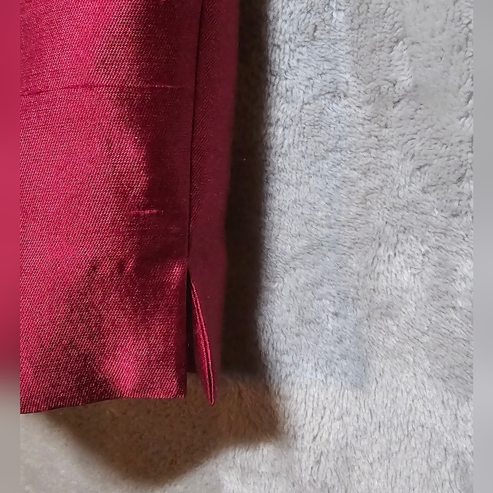 Talbots Women's Lightweight Red Dress Pants 12P Hidden‎ Zipper NWT. - Picture 8 of 15